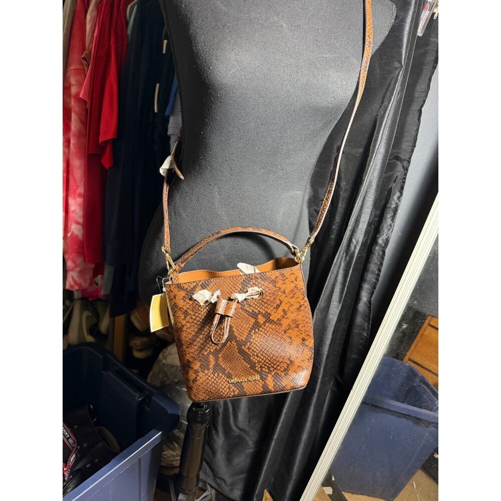 Michael Kors Python Embossed Crossbody - Picture 2 of 4